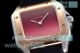 Swiss Replica Cartier Santos Two-Tone Red Dial Quartz Ladies Watch (3)_th.jpg